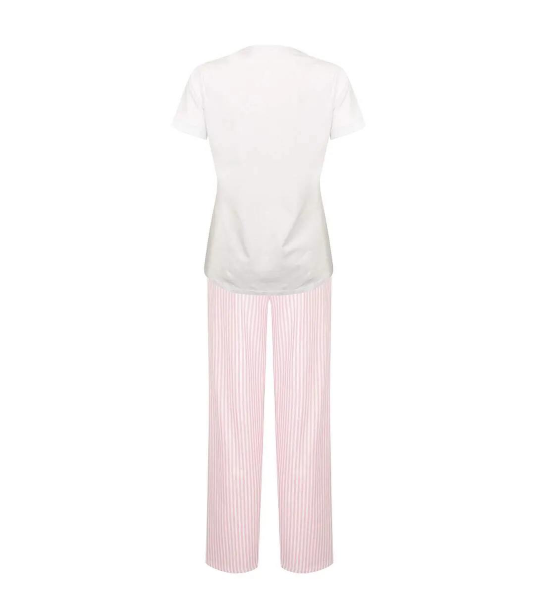 Ensemble de pyjama femme blanc / rose Towel City