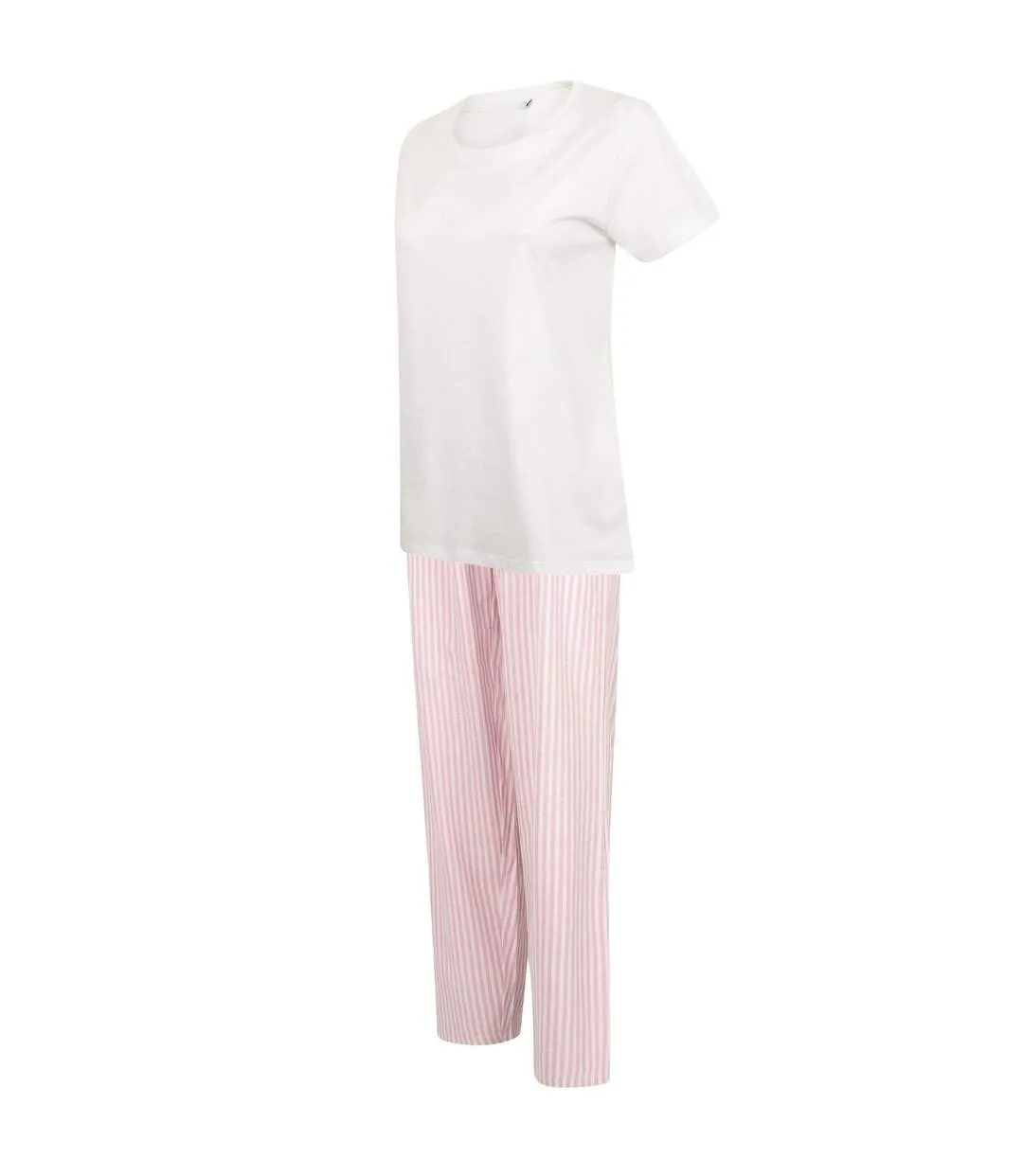 Ensemble de pyjama femme blanc / rose Towel City