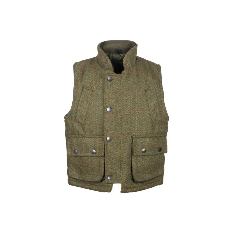 Gilet enfant tweed