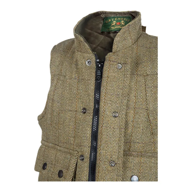 Gilet enfant tweed