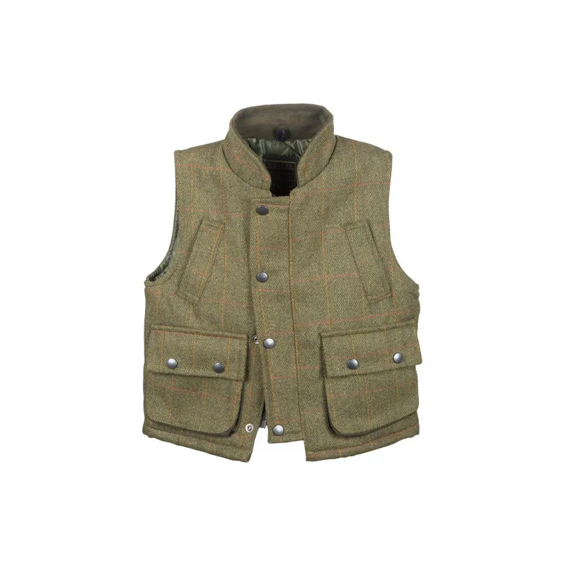 Gilet enfant tweed