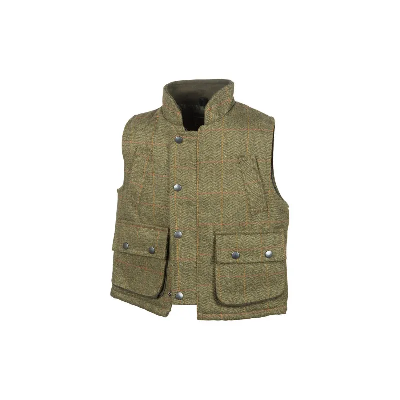 Gilet enfant tweed