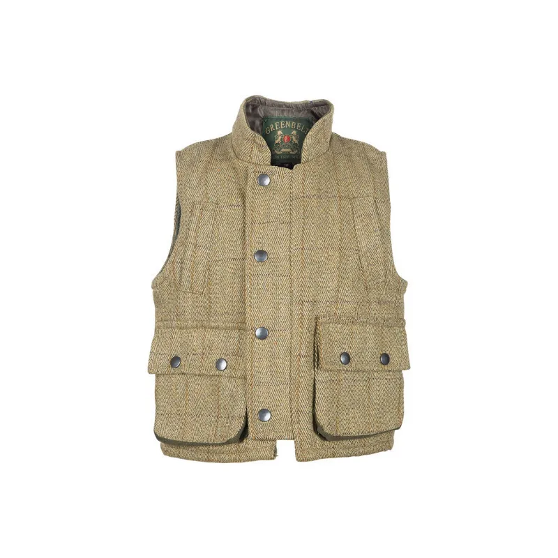 Gilet enfant tweed