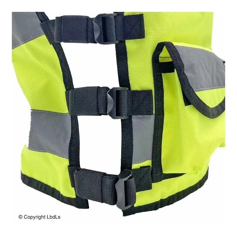 Gilet MULTIPOCKET haute visibilité personnalisable