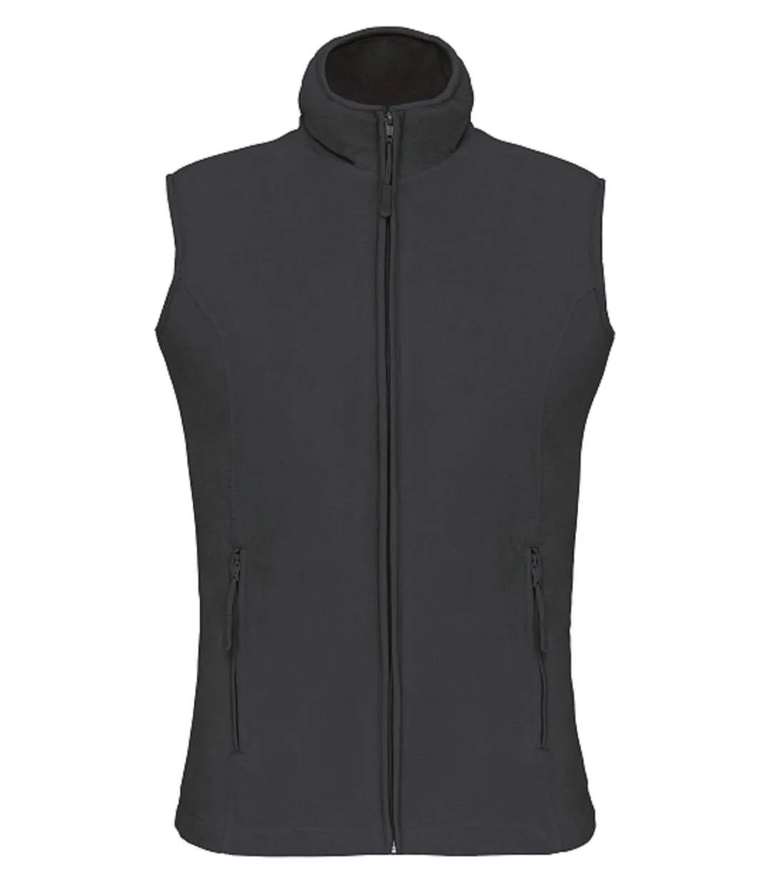 Gilet sans manches micro polaire femme - K906 - gris foncé