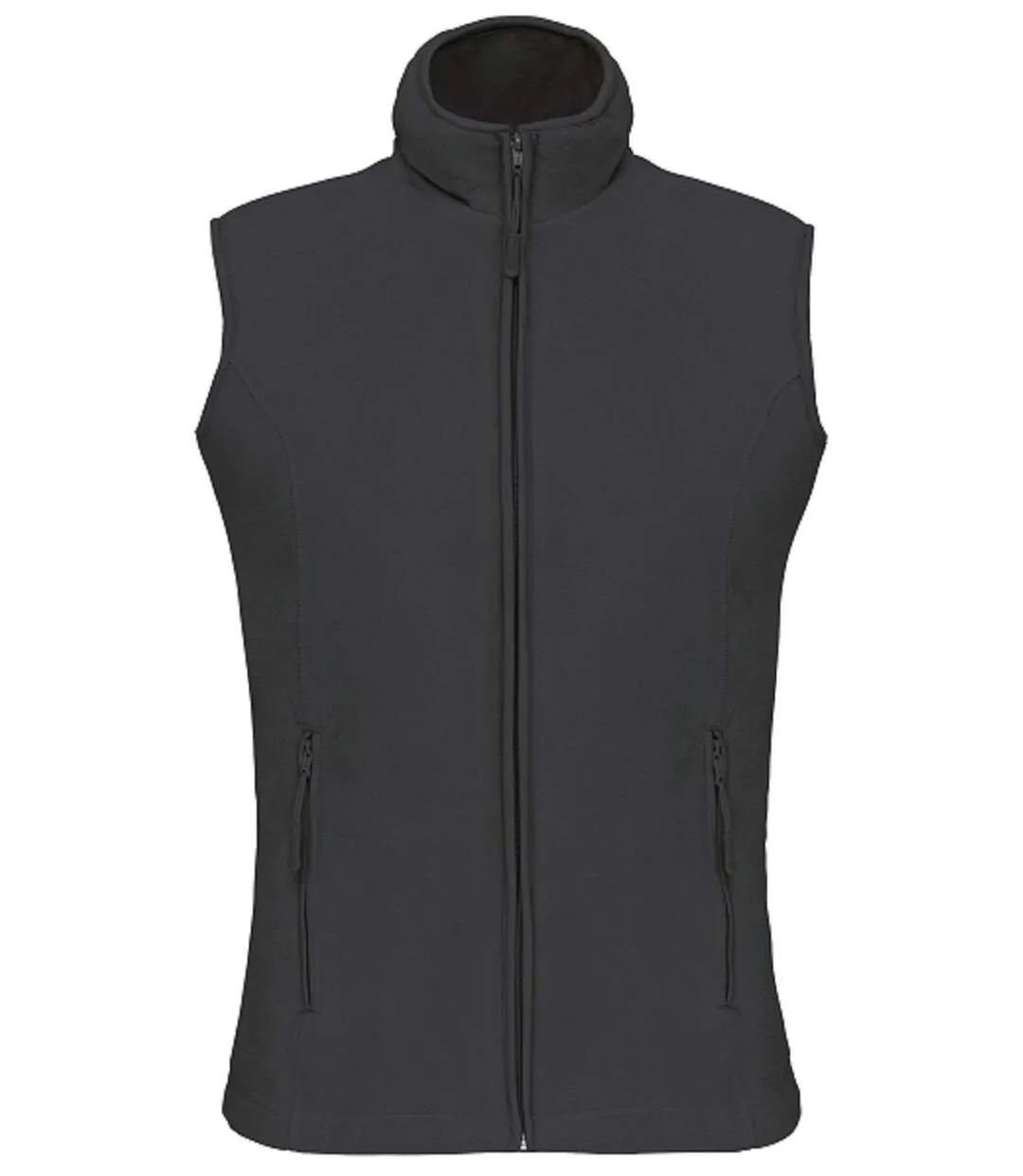 Gilet sans manches micro polaire femme - K906 - gris foncé