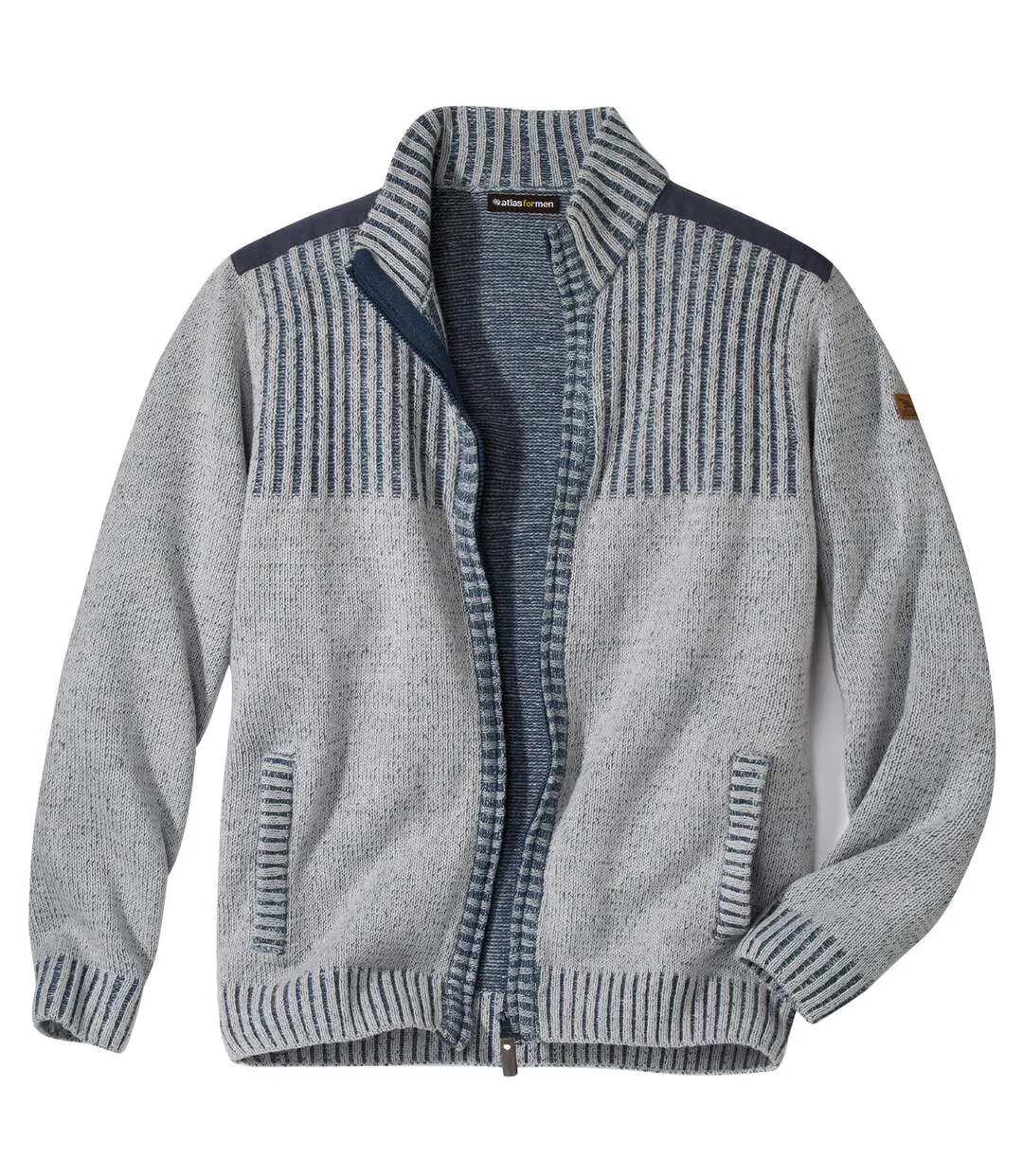 Gilet Tricot Zippé Atlas®