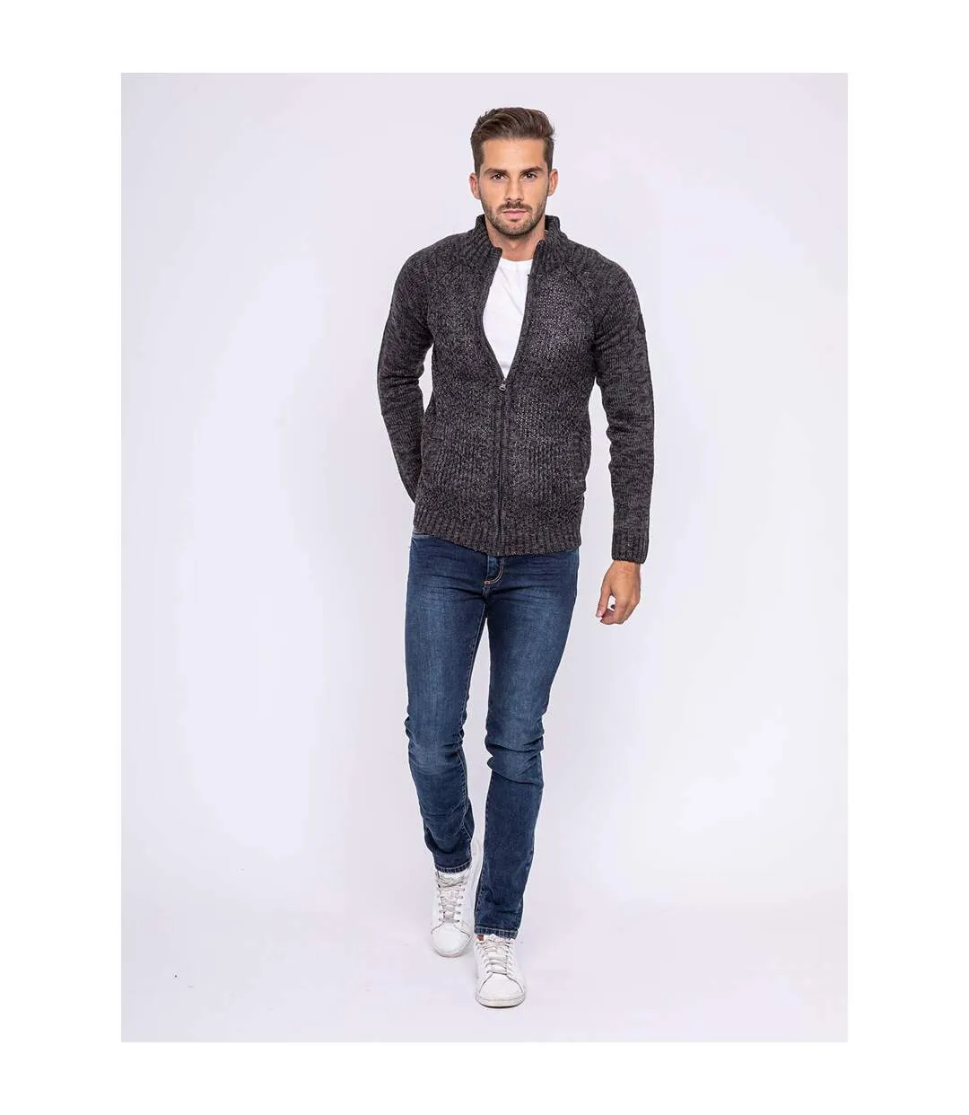 Gilet zippé col montant LIVIER