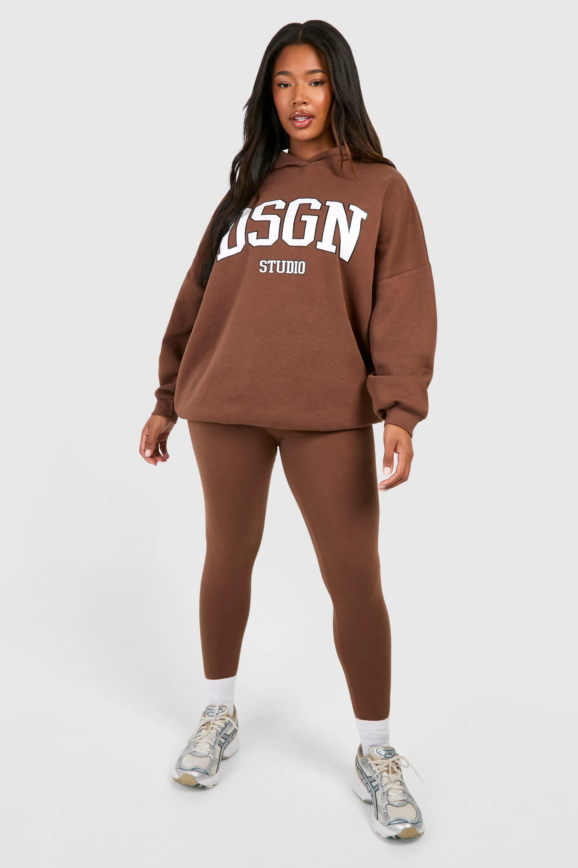 Grande taille - Ensemble avec sweat à capuche et legging