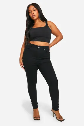 Grande taille - Jean skinny à 5 poches