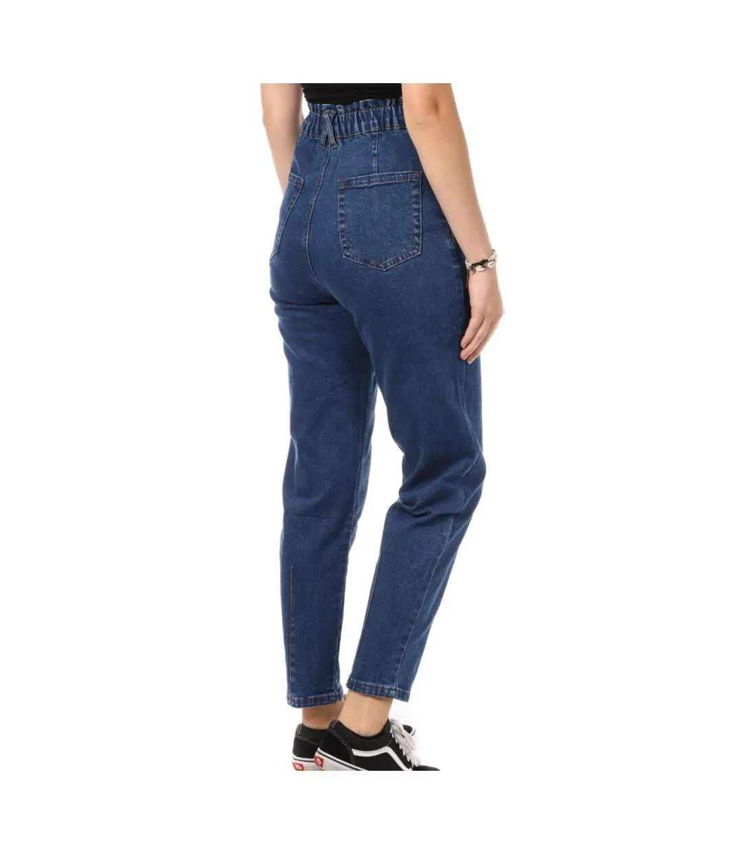 Jean Bleu Femme Monday Premium Mom Fit