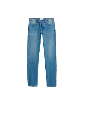 Jean denim indigo délavé clair