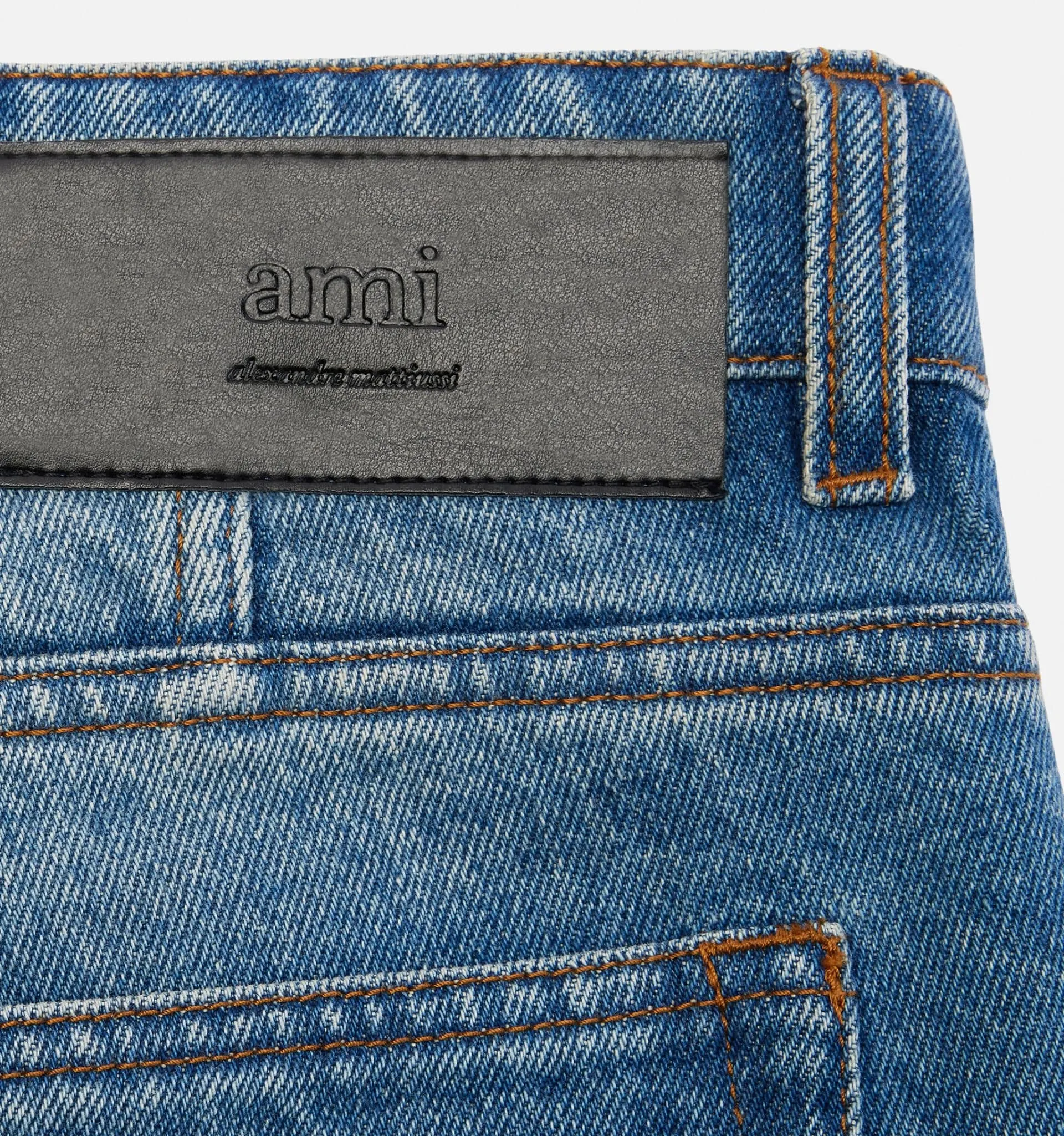 Jean denim indigo délavé clair