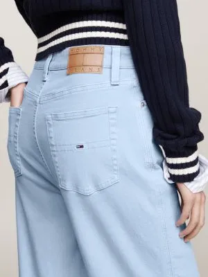 Jean jambe ample taille haute | Bleu | Tommy Hilfiger