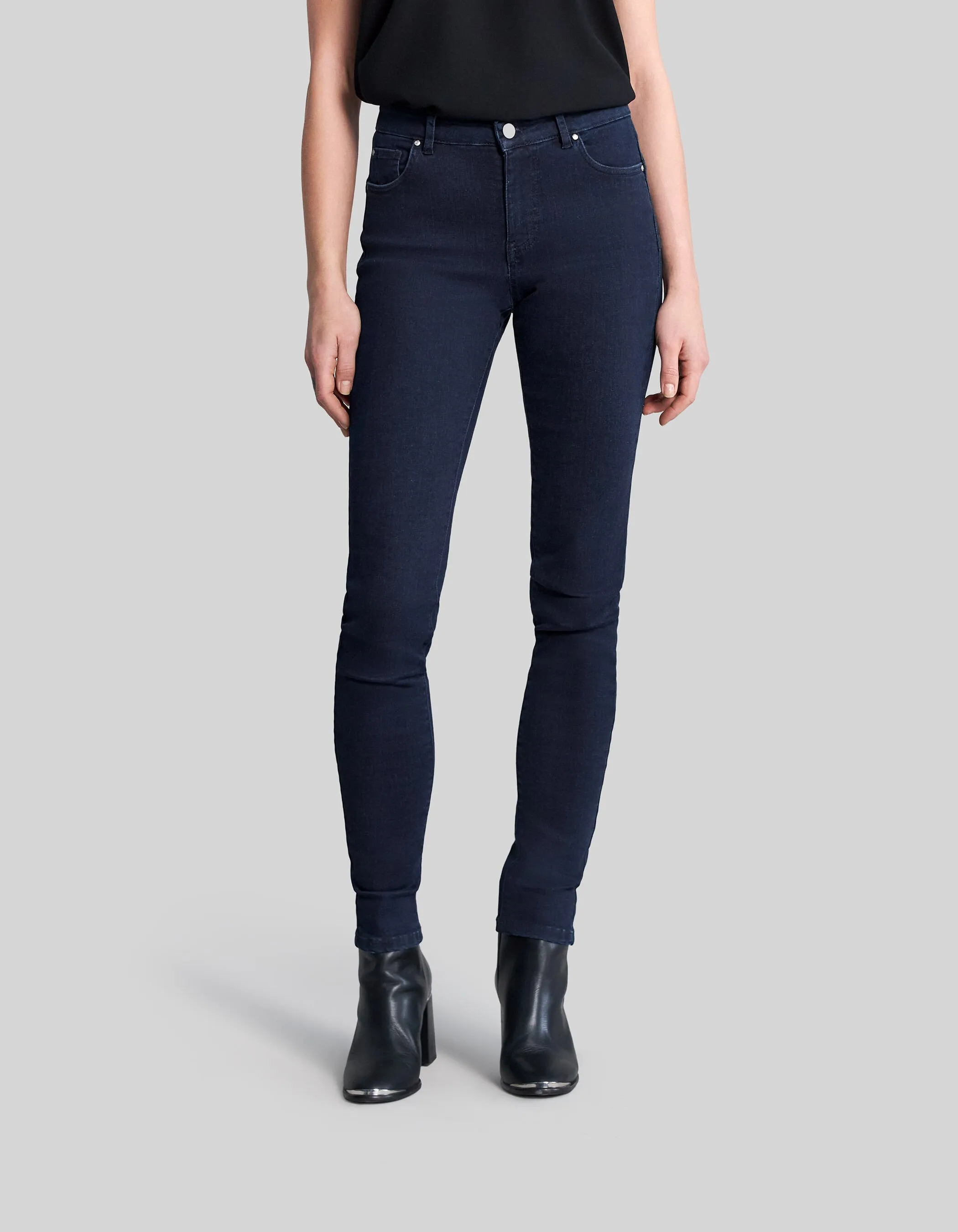 Jean slim blue black waterless Femme