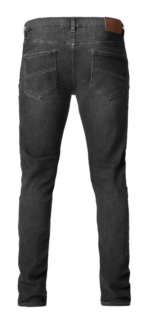 Jean slim washed black avec boutons