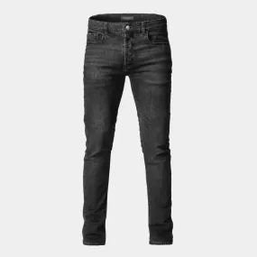 Jean slim washed black avec boutons