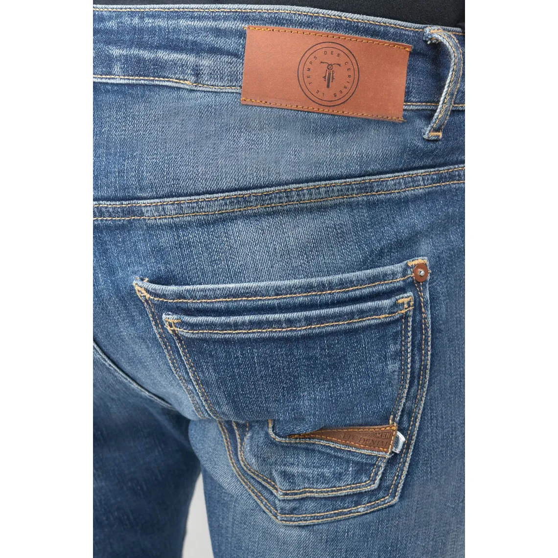 Jeans Homme skinny POWER bleu en coton | 3 Suisses