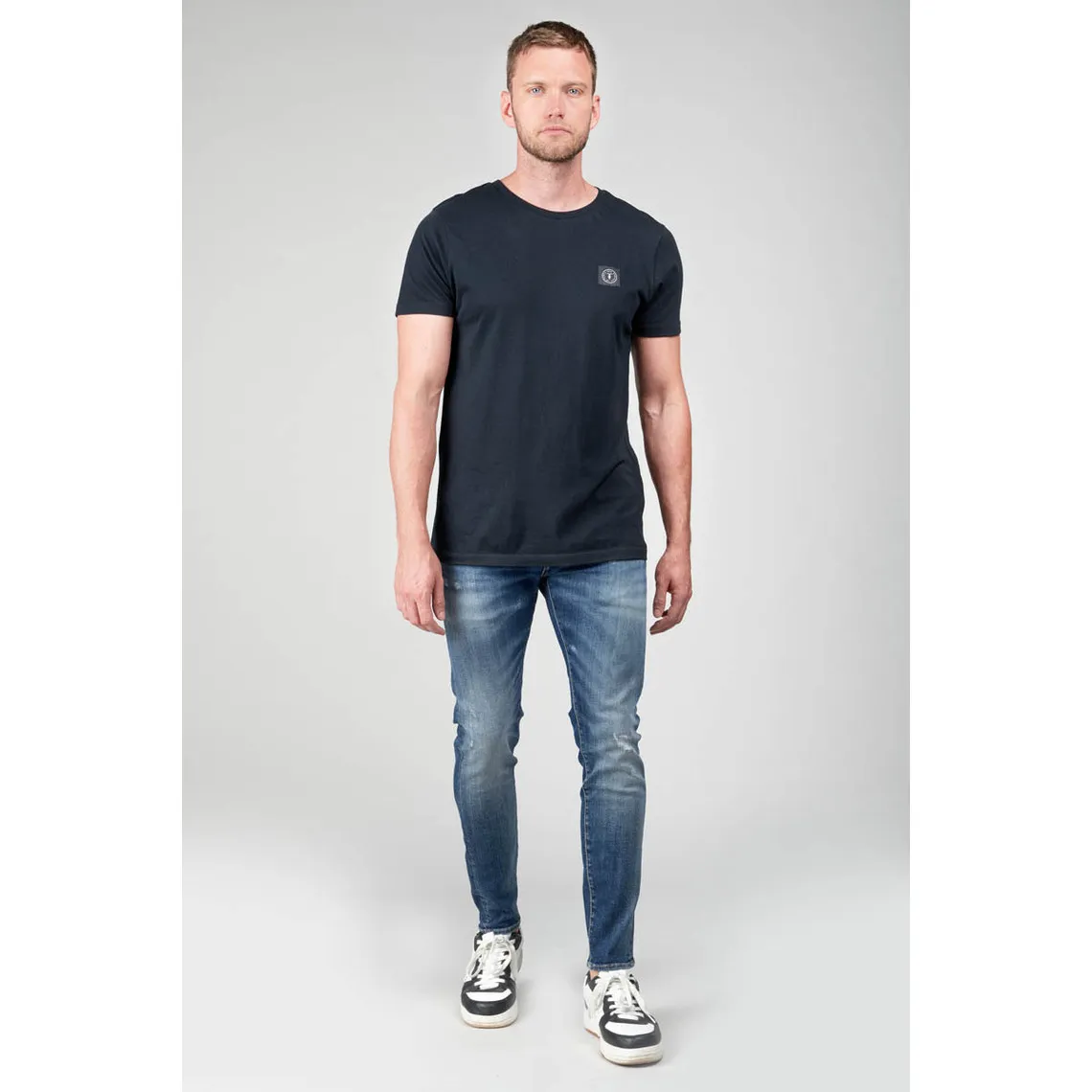 Jeans Homme skinny POWER bleu en coton | 3 Suisses