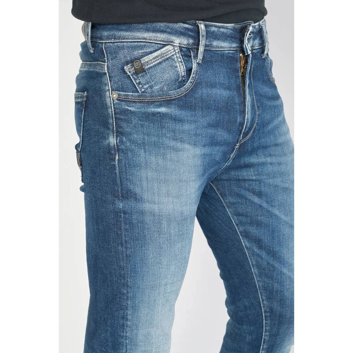 Jeans Power skinny 7/8ème  bleu N°2 en coton | 3 Suisses