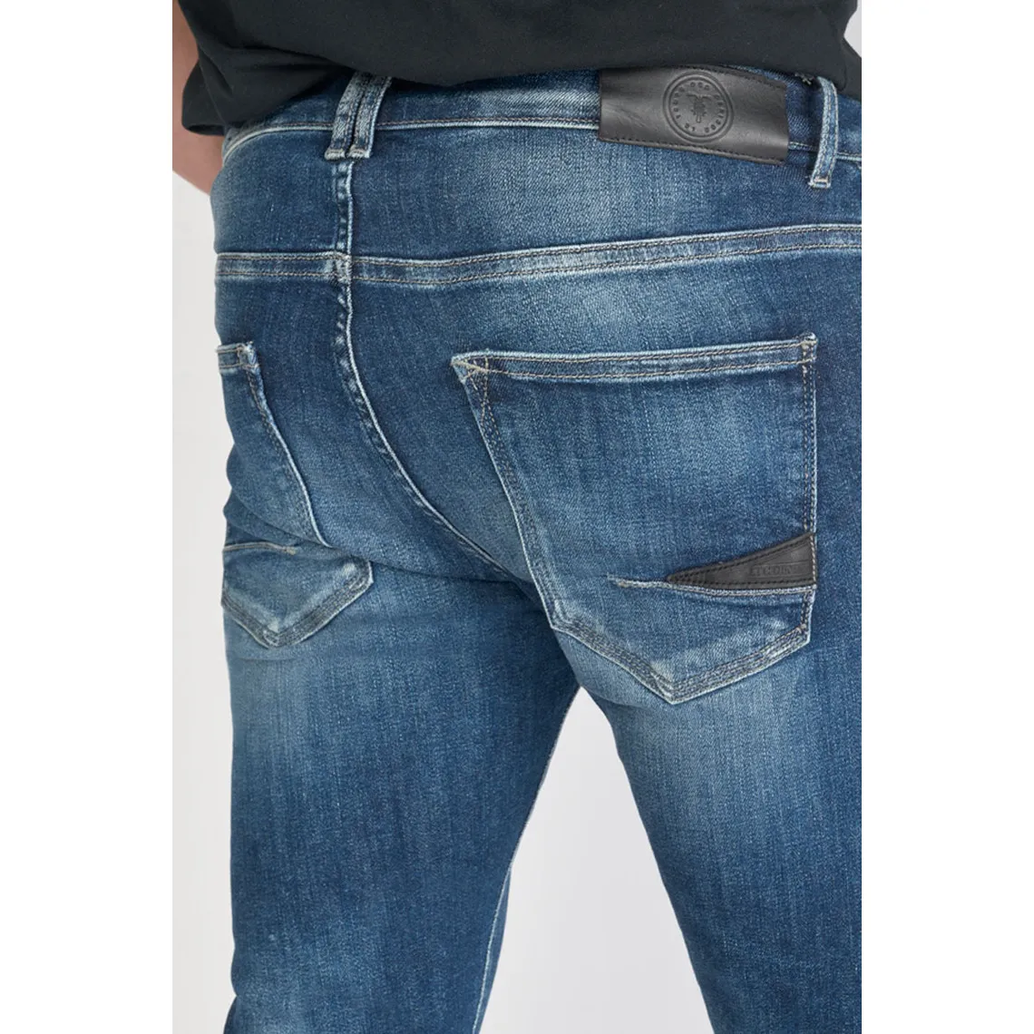 Jeans Power skinny 7/8ème  bleu N°2 en coton | 3 Suisses