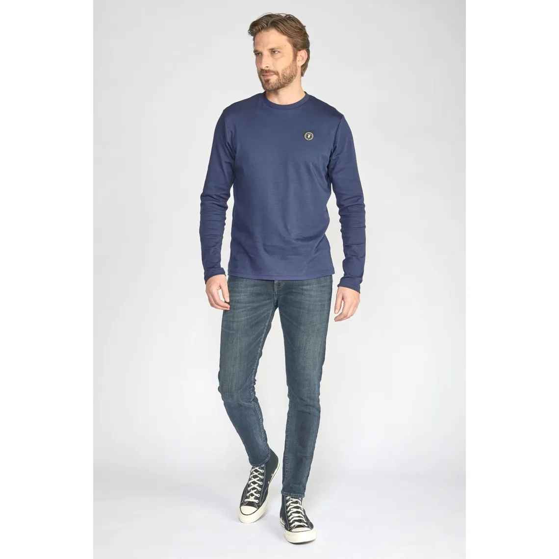 Jeans Power skinny 7/8ème  bleu-noir N°1 en coton | 3 Suisses