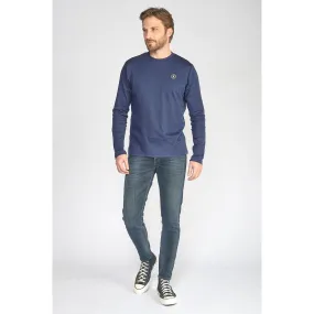 Jeans Power skinny 7/8ème  bleu-noir N°1 en coton Le Temps des Cerises - Jean Homme sur MenCorner