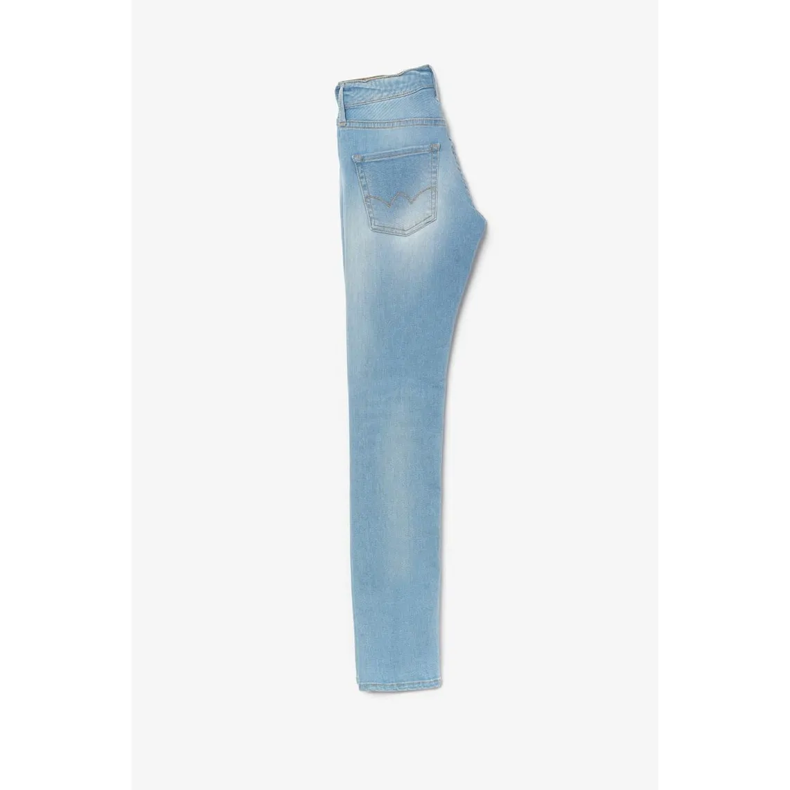 Jeans  power skinny taille haute, longueur 34 bleu clair | 3 Suisses