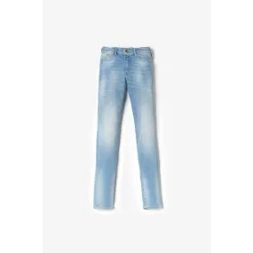 Jeans  power skinny taille haute, longueur 34 bleu clair | 3 Suisses