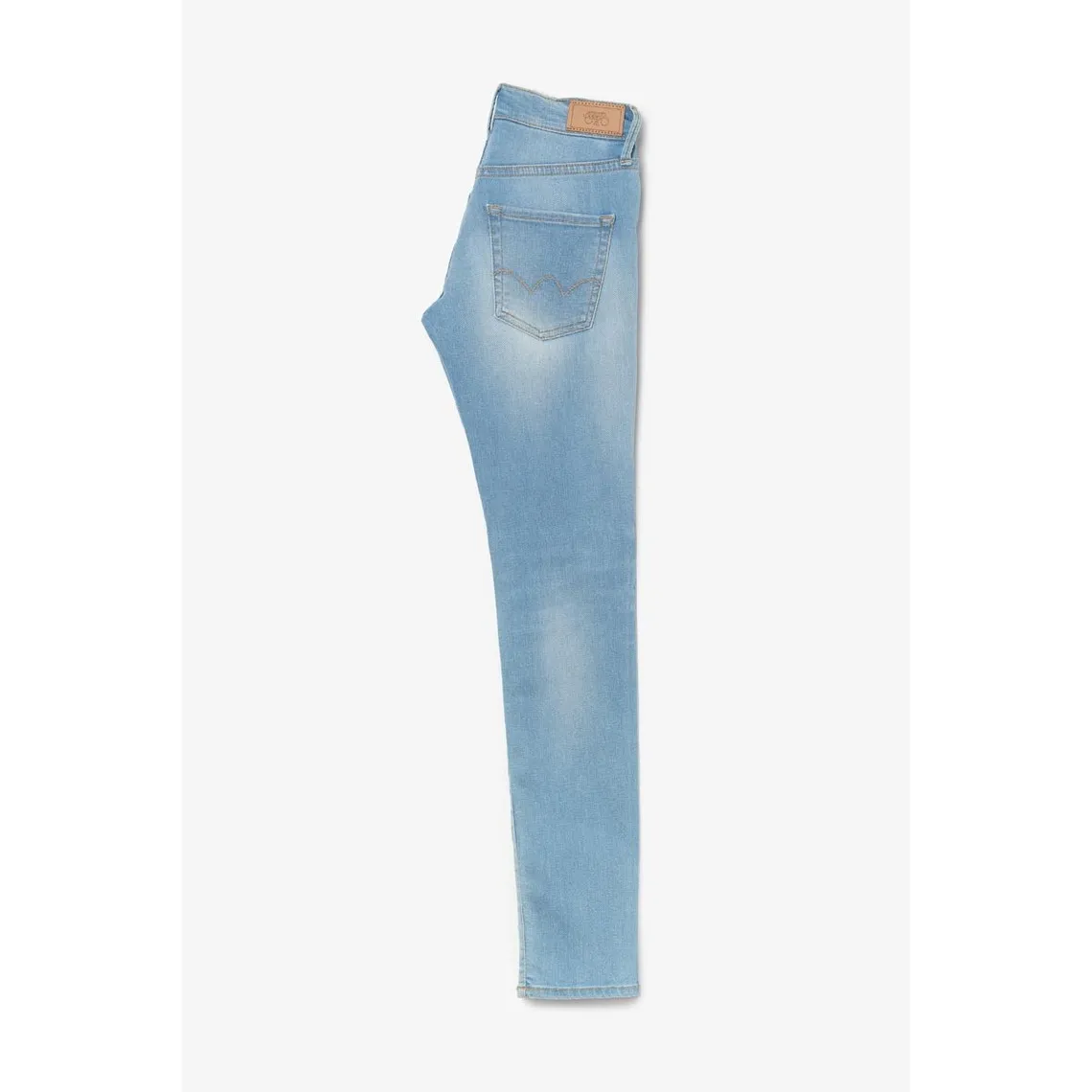 Jeans  power skinny taille haute, longueur 34 bleu clair | 3 Suisses