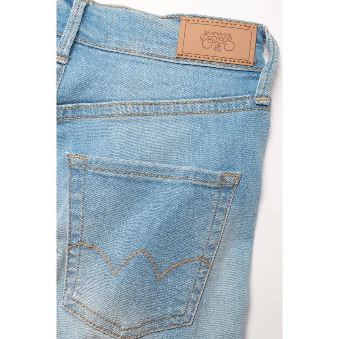 Jeans  power skinny taille haute, longueur 34 bleu clair | 3 Suisses