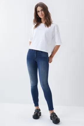 Jeans Push In Secret skinny foncé