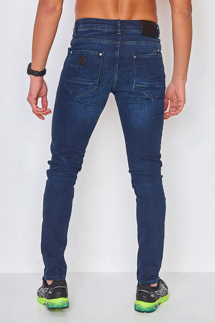 Jeans skinny bleu usé / Project X - TP21017