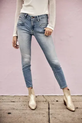 Jeans skinny Femme, Saopolo light Alexa Cropped Freeman T.Porter