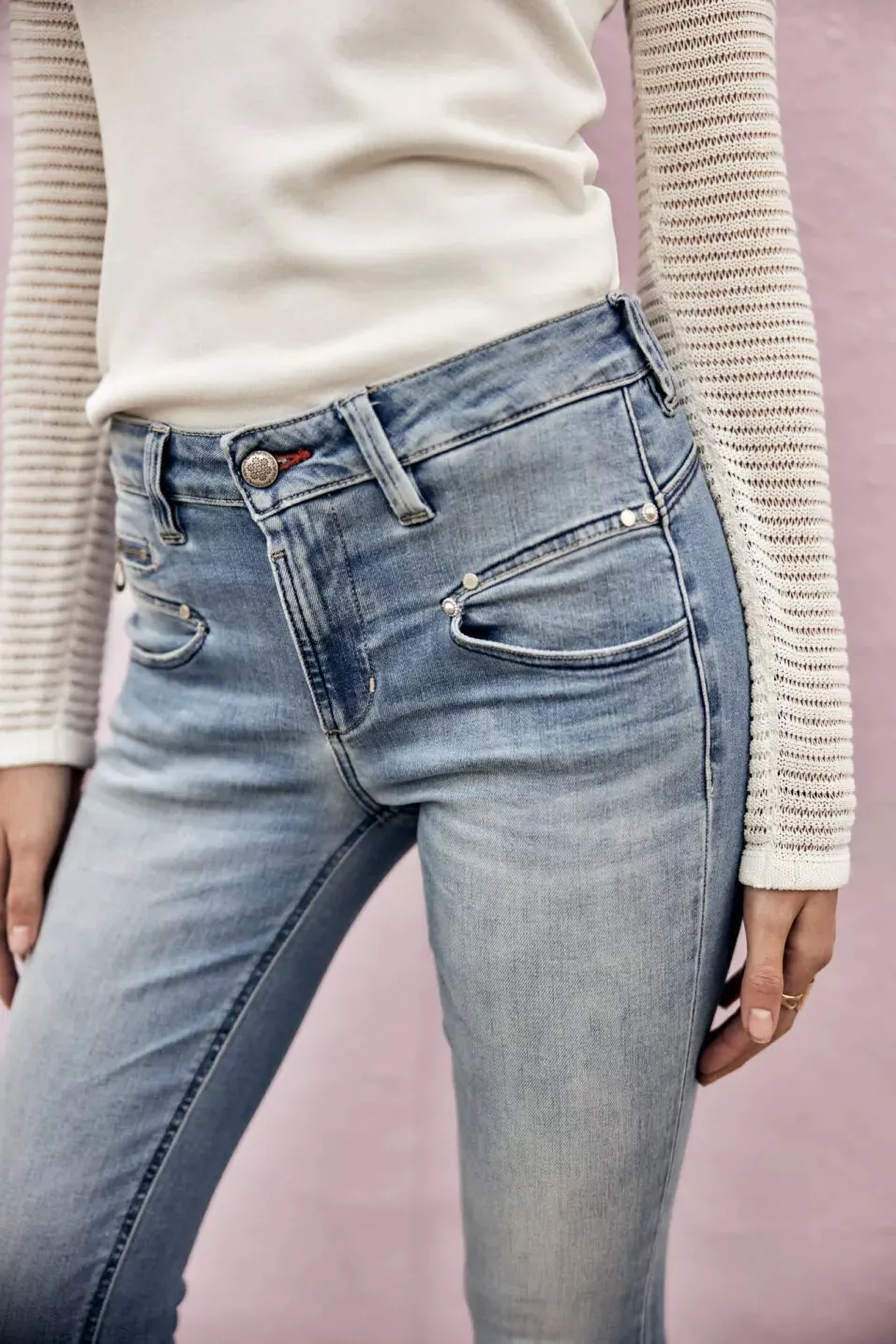 Jeans skinny Femme, Saopolo light Alexa Cropped Freeman T.Porter