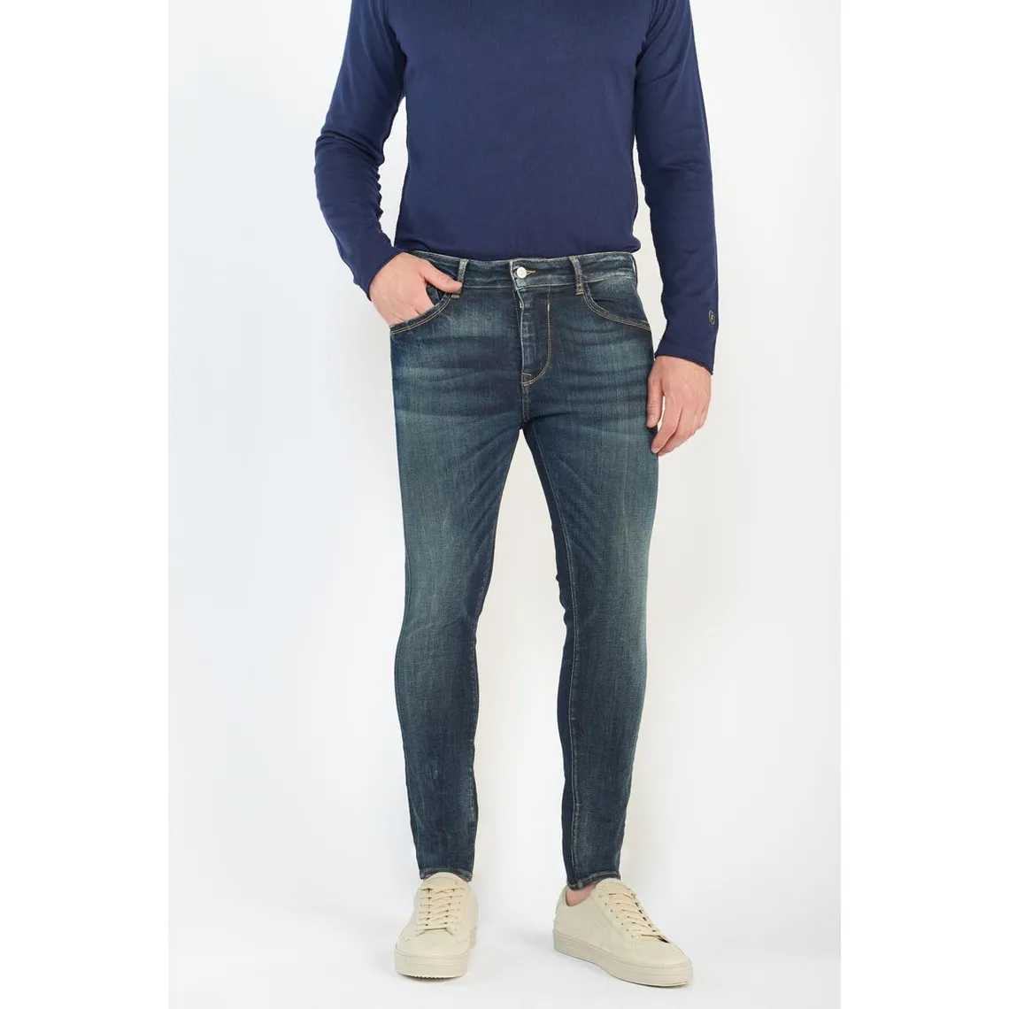 Jeans skinny POWER, 7/8ème bleu Drew | 3 Suisses