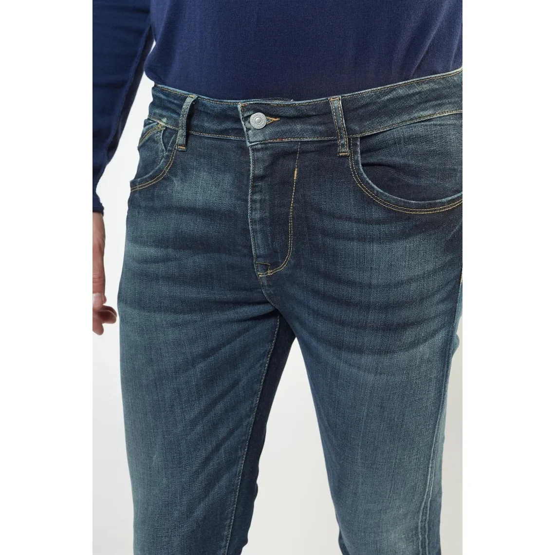 Jeans skinny POWER, 7/8ème bleu Drew | 3 Suisses