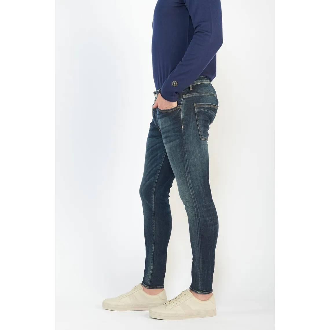 Jeans skinny POWER, 7/8ème bleu Drew | 3 Suisses