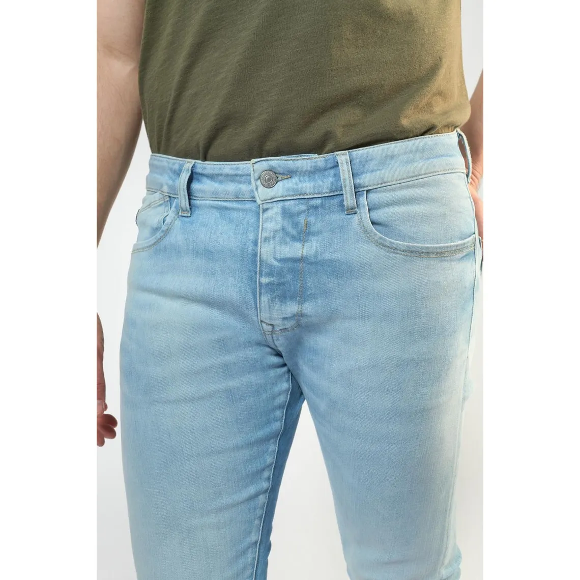 Jeans skinny POWER, 7/8ème bleu Levi Le Temps des Cerises - Jean Homme sur MenCorner