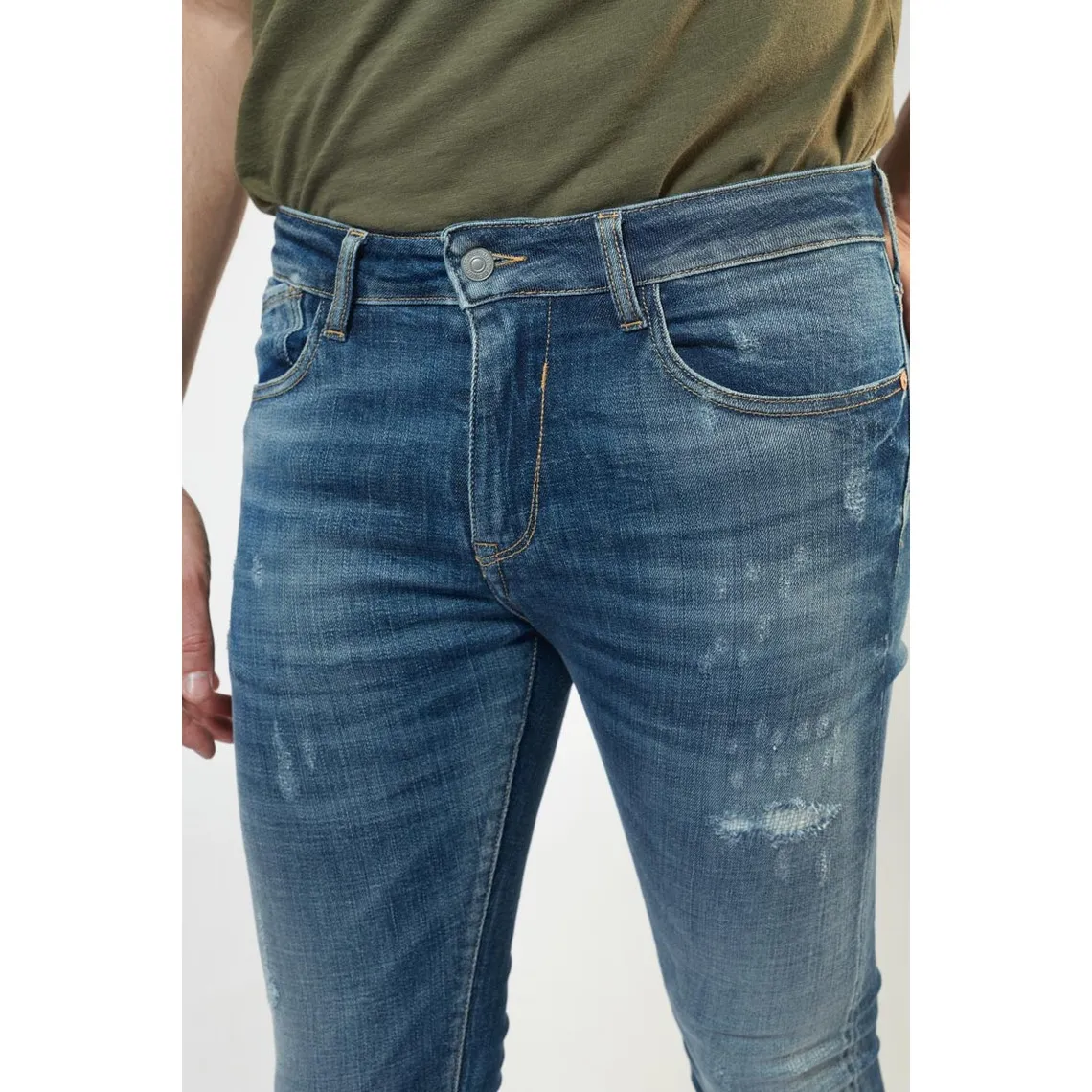 Jeans skinny POWER, 7/8ème bleu Phil | 3 Suisses