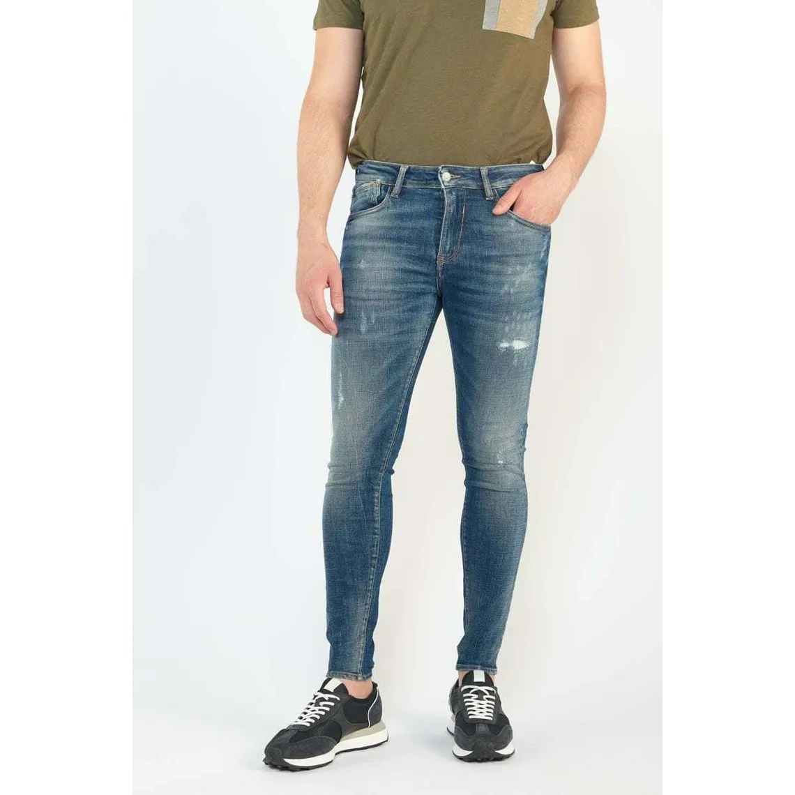 Jeans skinny POWER, 7/8ème bleu Phil | 3 Suisses