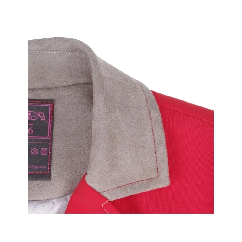 Ju et Pa – Veste de concours Meredith Junior Rouge/Gris