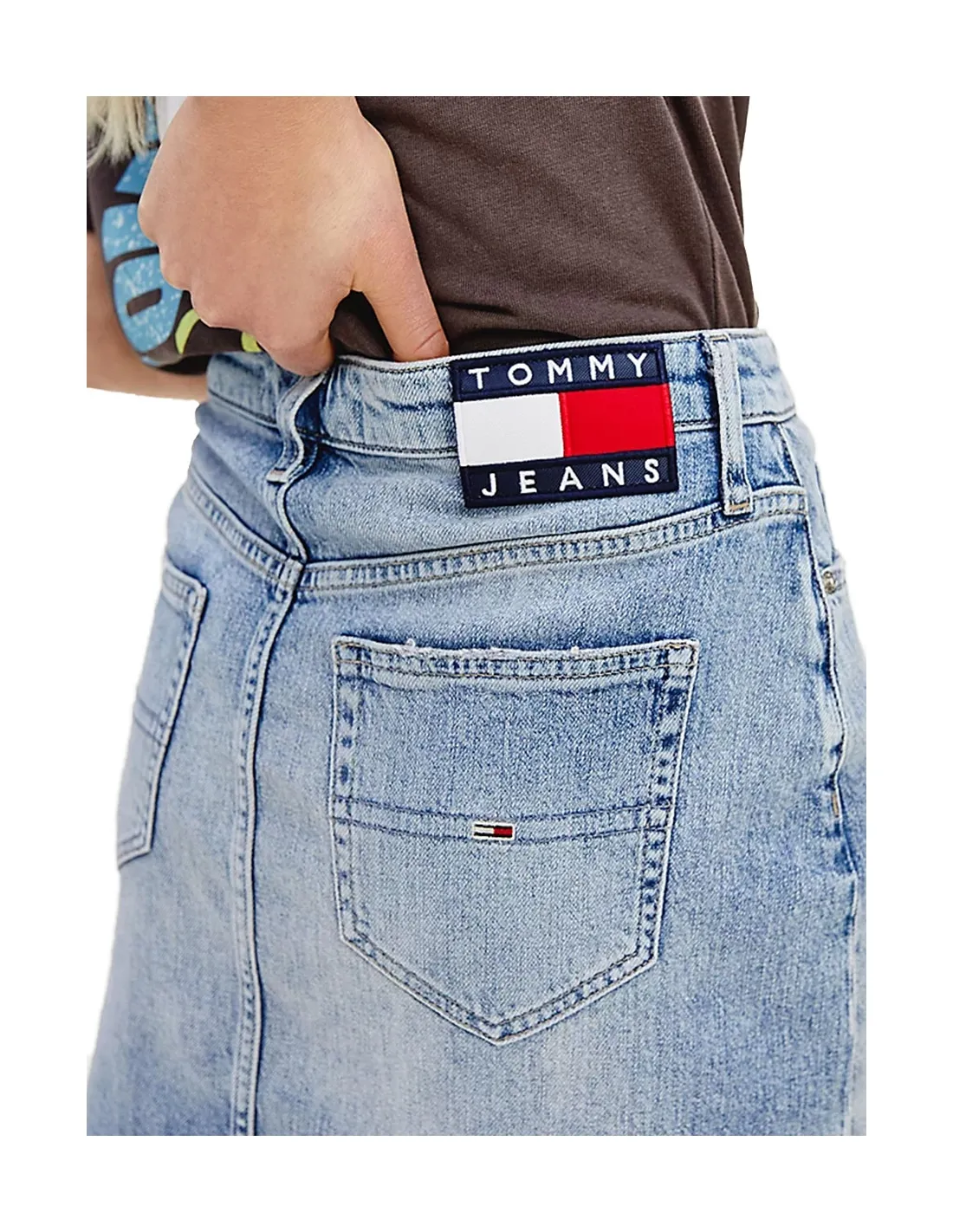 Jupe en jean Tommy Jeans ref 52756 Denim