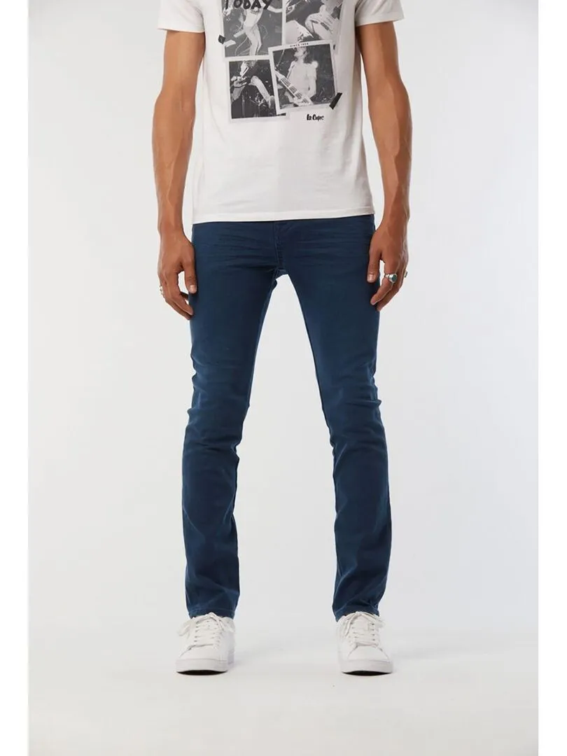 Lee Cooper - Jean coton slim LC030 - Bleu