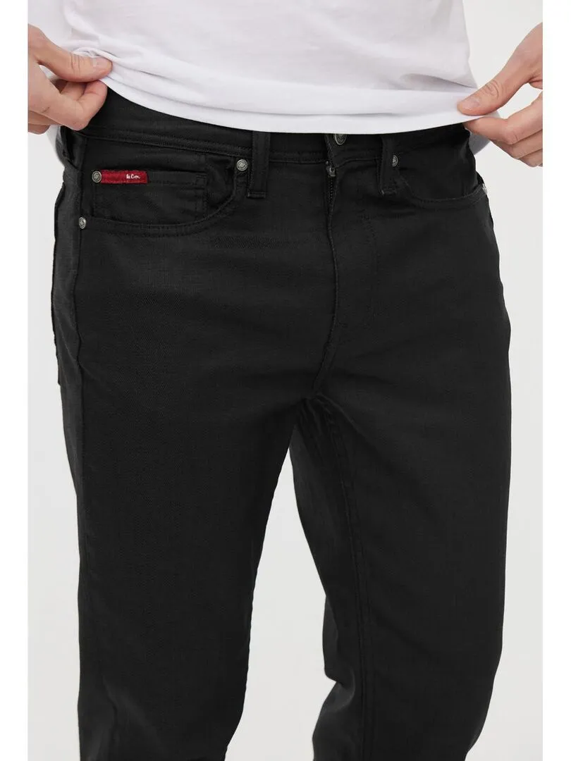 Lee Cooper - Jean coton straight 122Z - Noir