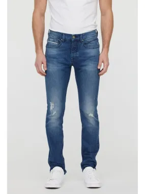 Lee Cooper - Jean coton straight JEEP - Bleu