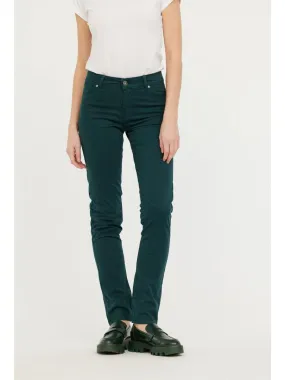 Lee Cooper - Pantalon coton slim JANA - Vert