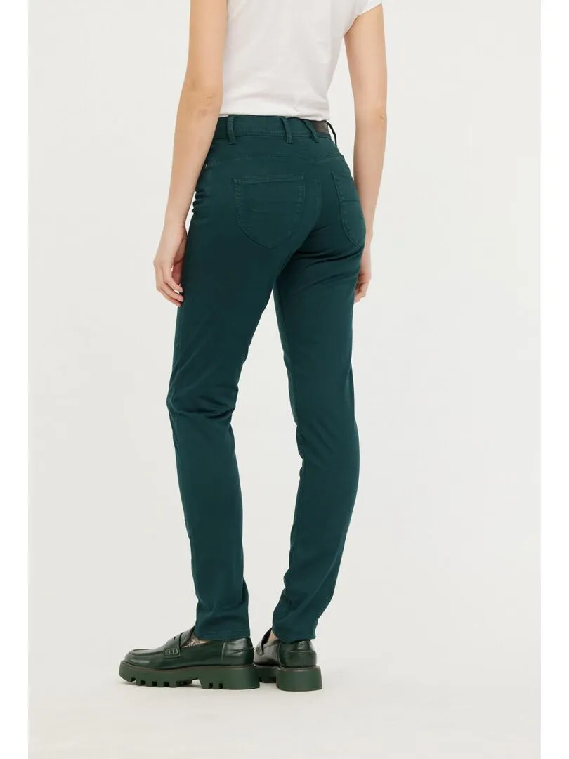 Lee Cooper - Pantalon coton slim JANA - Vert