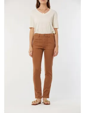 Lee Cooper - Pantalon coton slim JILO - Beige argile