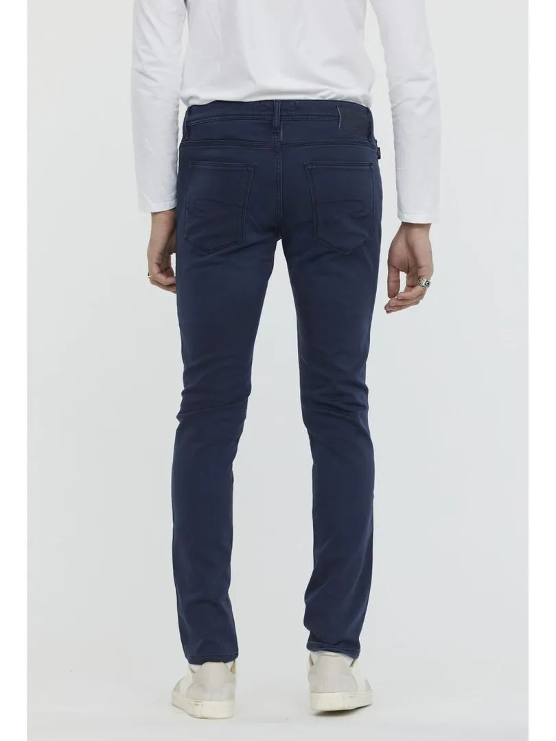 Lee Cooper - Pantalon coton slim LC128 - Bleu marine